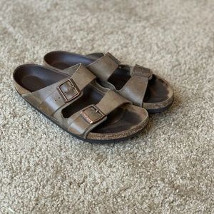 Birkenstocks Arizona Sandals Tobacco Brown